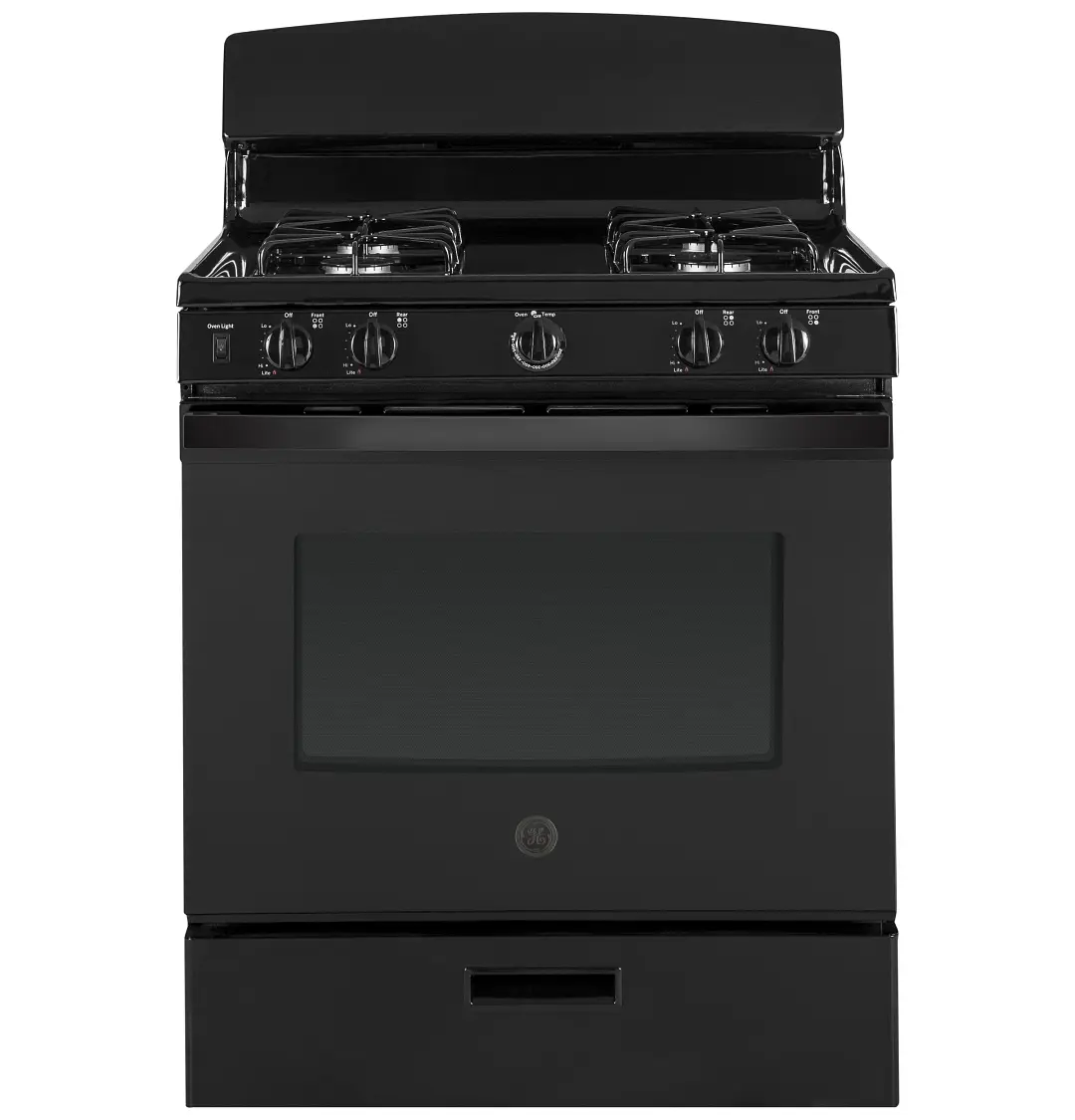 Ge 30 Series Black 30" Gas Range Ge 30 Series Black 30" Gas Range