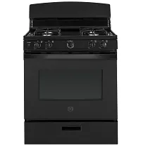 Ge 30 Series Black 30" Gas Range