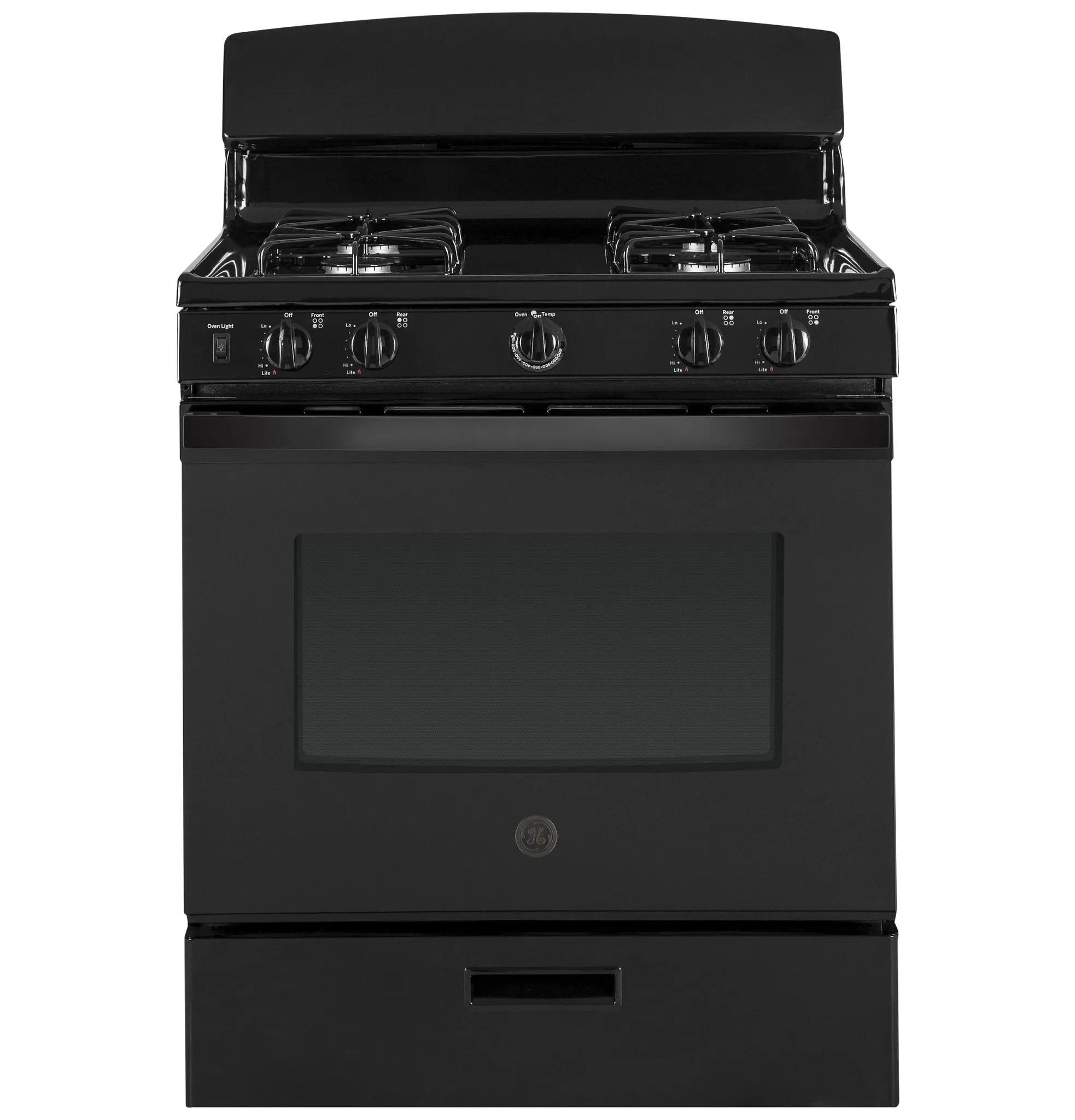 Ge Profile 30 Series Black 30" Gas Range