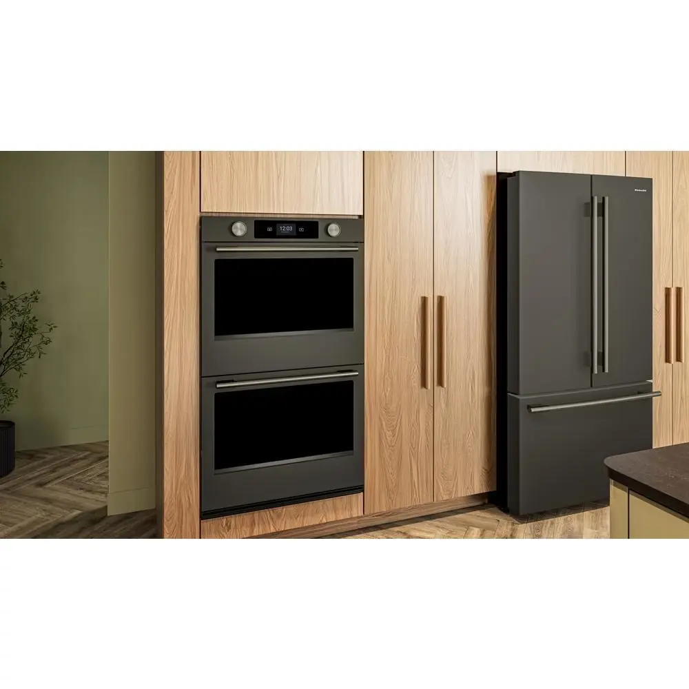 Kitchenaid 730 Series Black Double Electric Oven Kitchenaid 730 Series Black Double Electric Oven