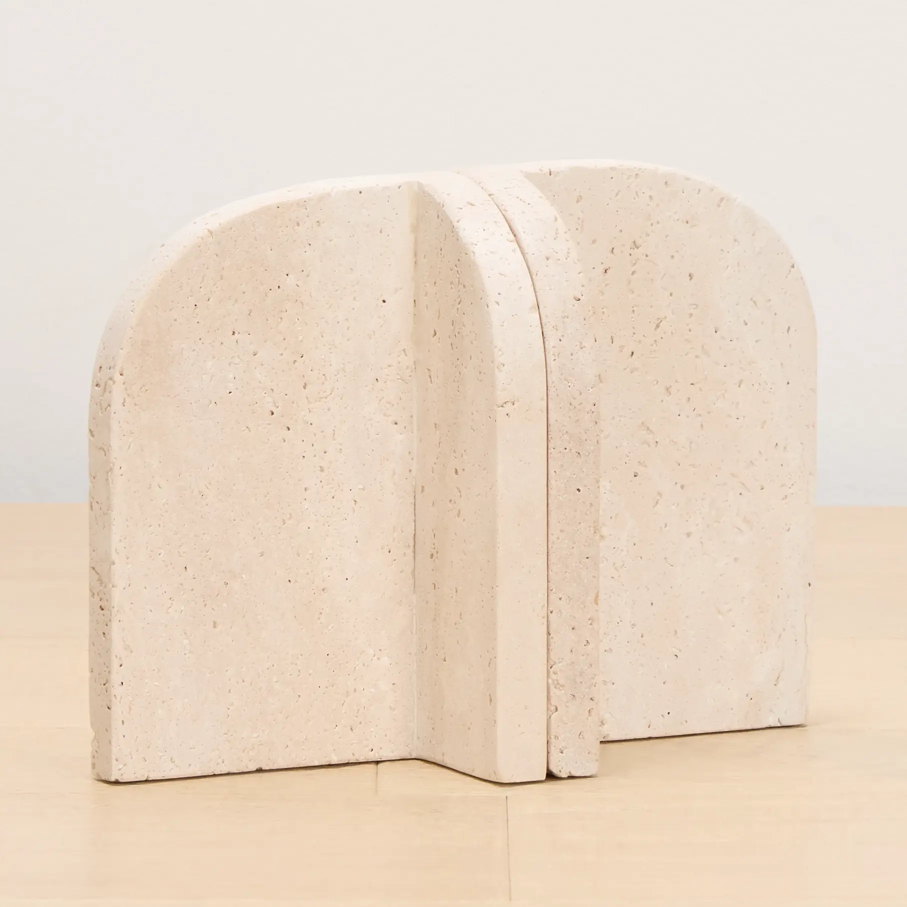 Kaia Beige Stone Bookends Kaia Beige Stone Bookends