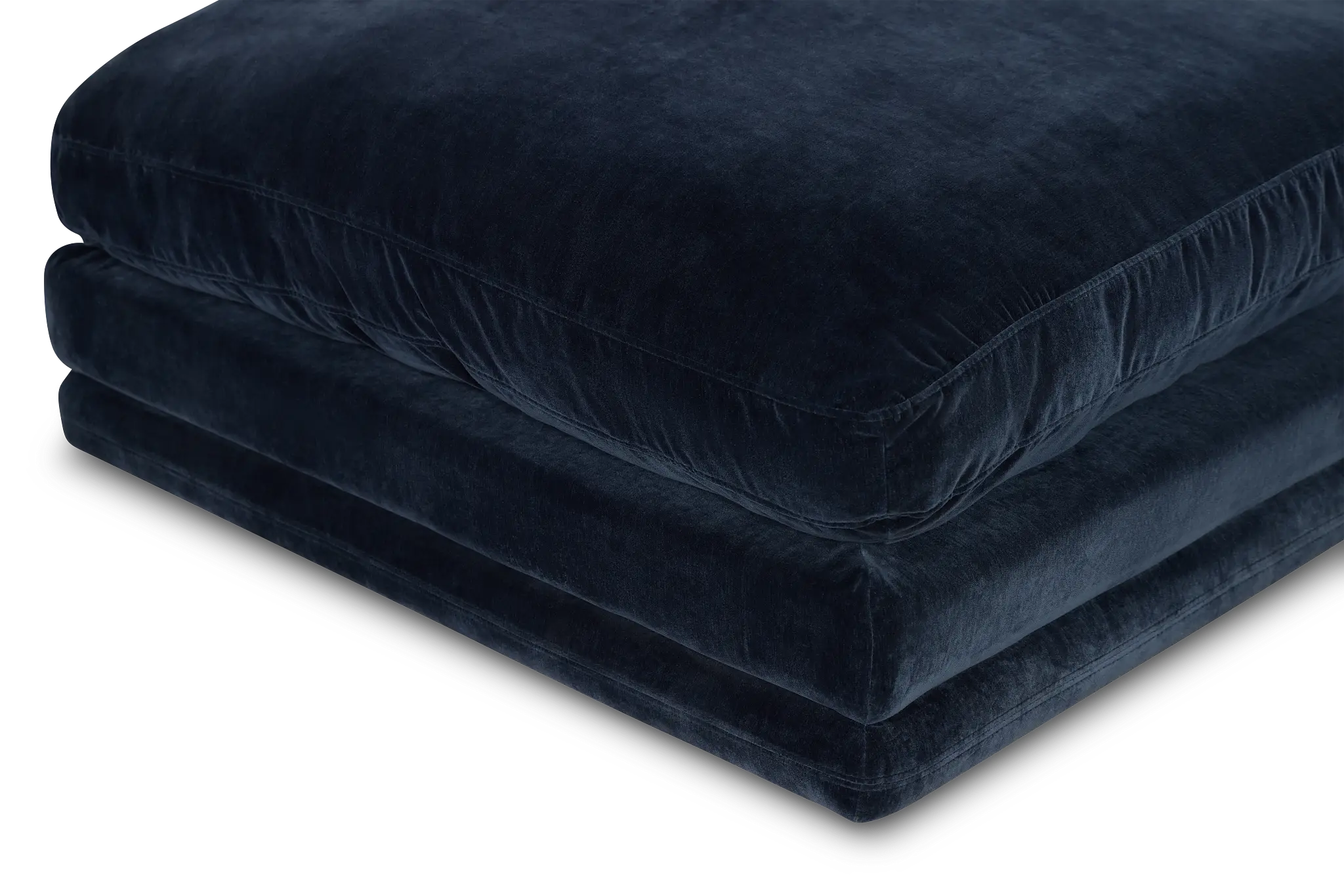 Jules Dark Blue Velvet 5-piece Left Facing Bumper Sectional Jules Dark Blue Velvet 5-piece Left Facing Bumper Sectional