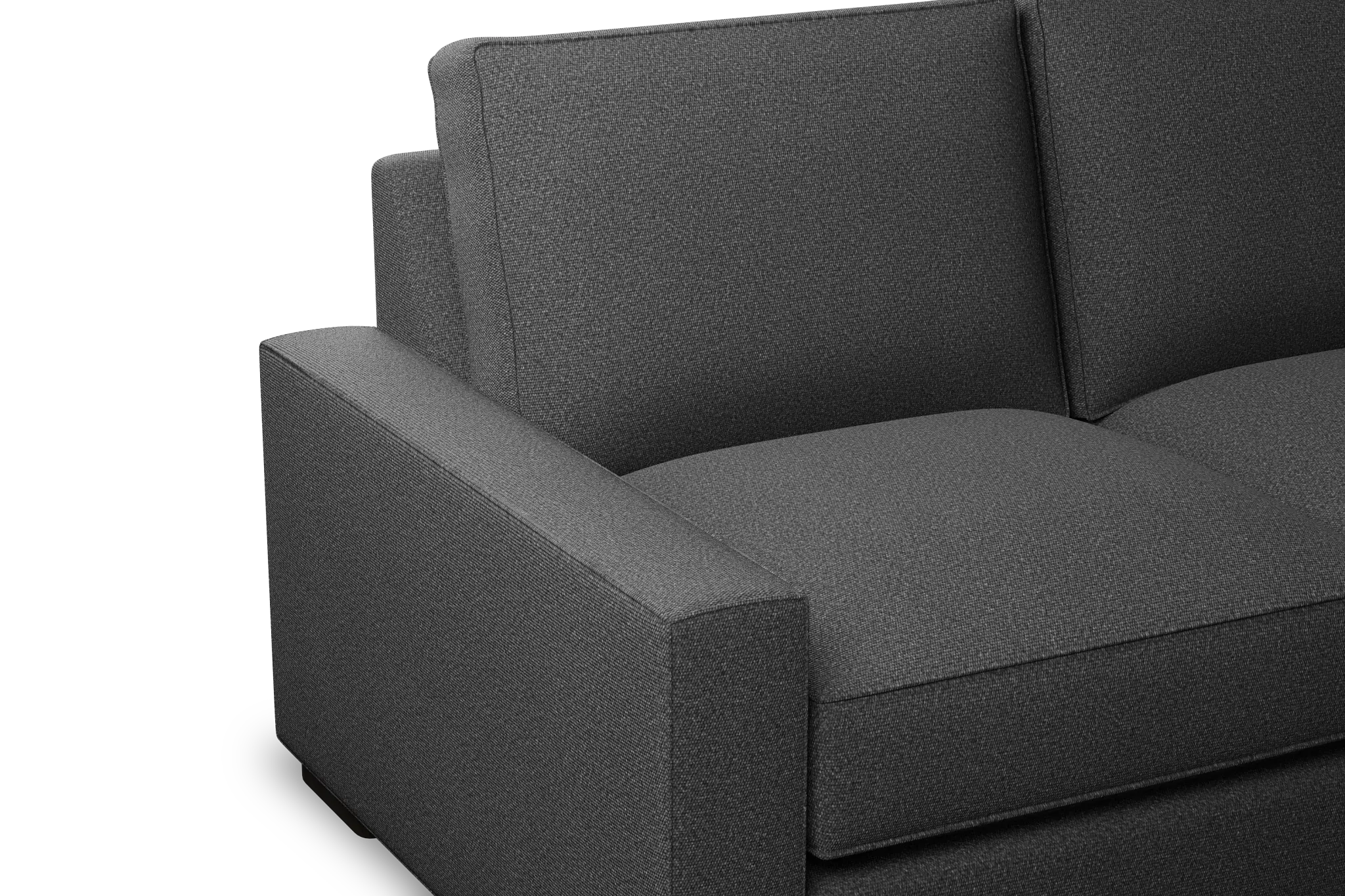 Edgewater Delray Dark Gray Loveseat Edgewater Delray Dark Gray Loveseat