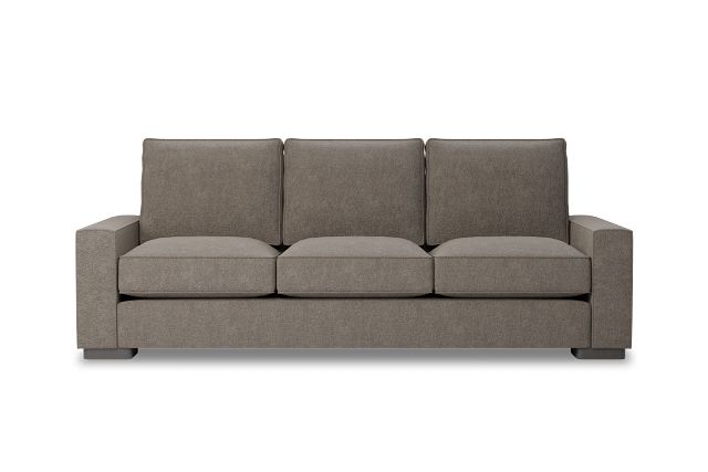 Edgewater Elite Brown 96" Sofa W/ 3 Cushions