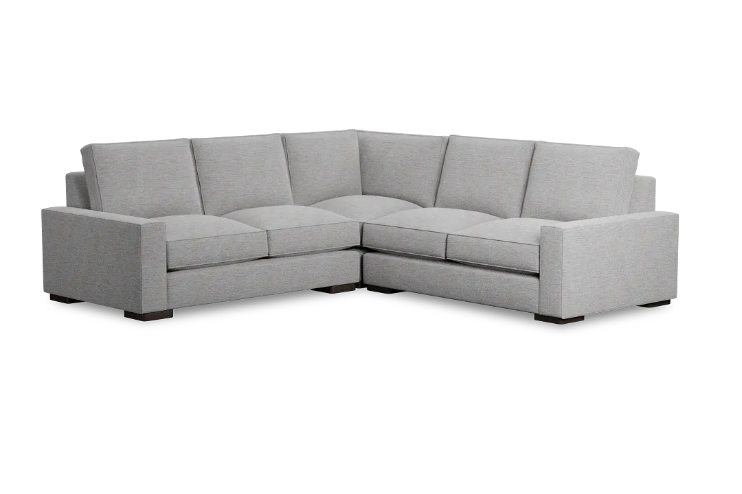 Edgewater Maguire Gray Small Two-arm Sectional