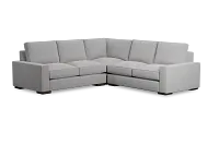 Edgewater Maguire Gray Small Two-arm Sectional