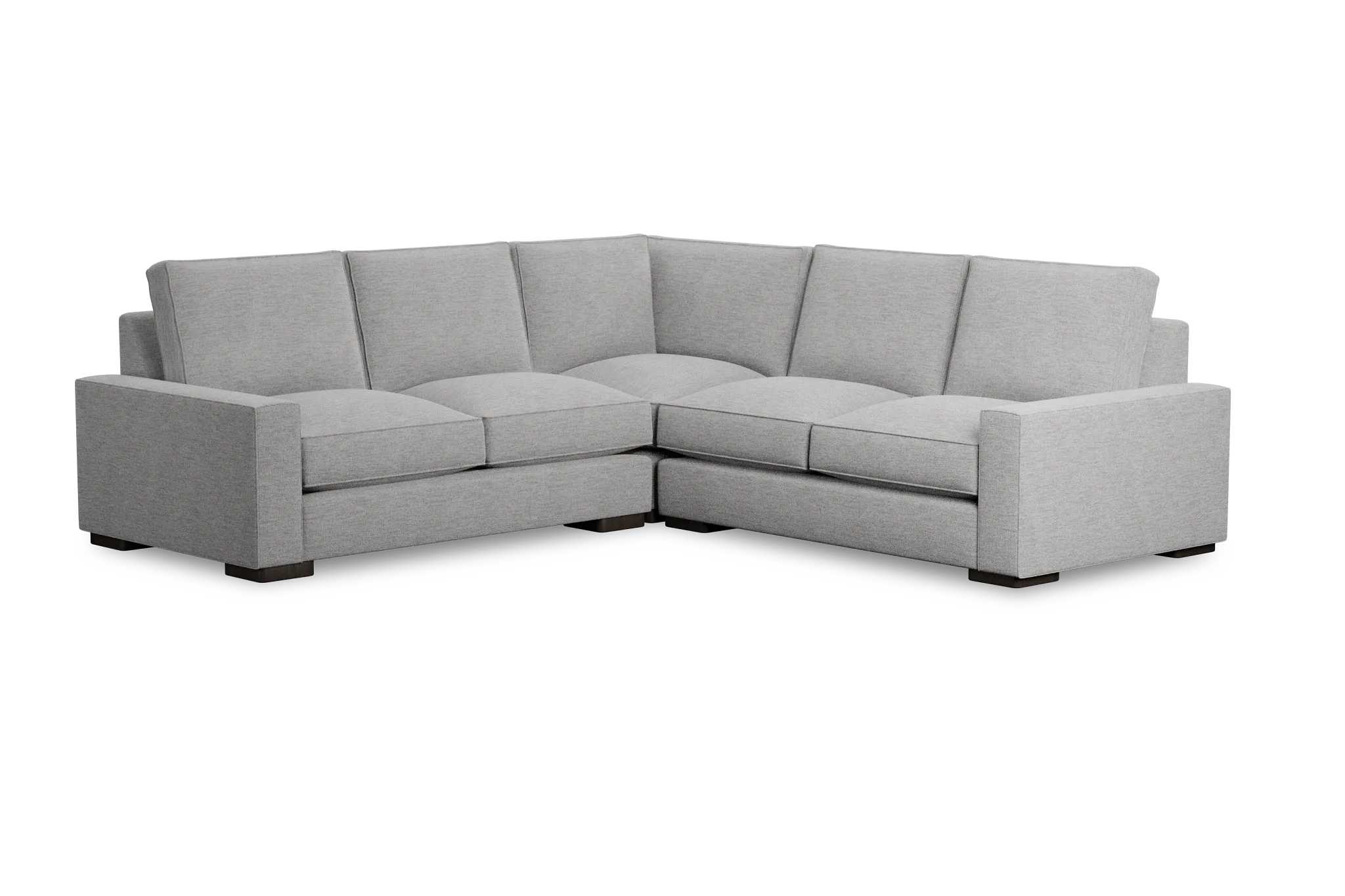 Edgewater Maguire Gray Small Two-arm Sectional