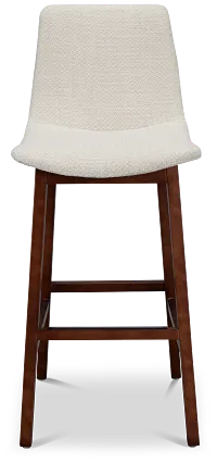 Hamilton Light Beige Fabric 30" Upholstered Barstool
