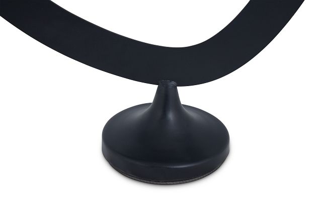 Lucca Black Small Tabletop Accessory