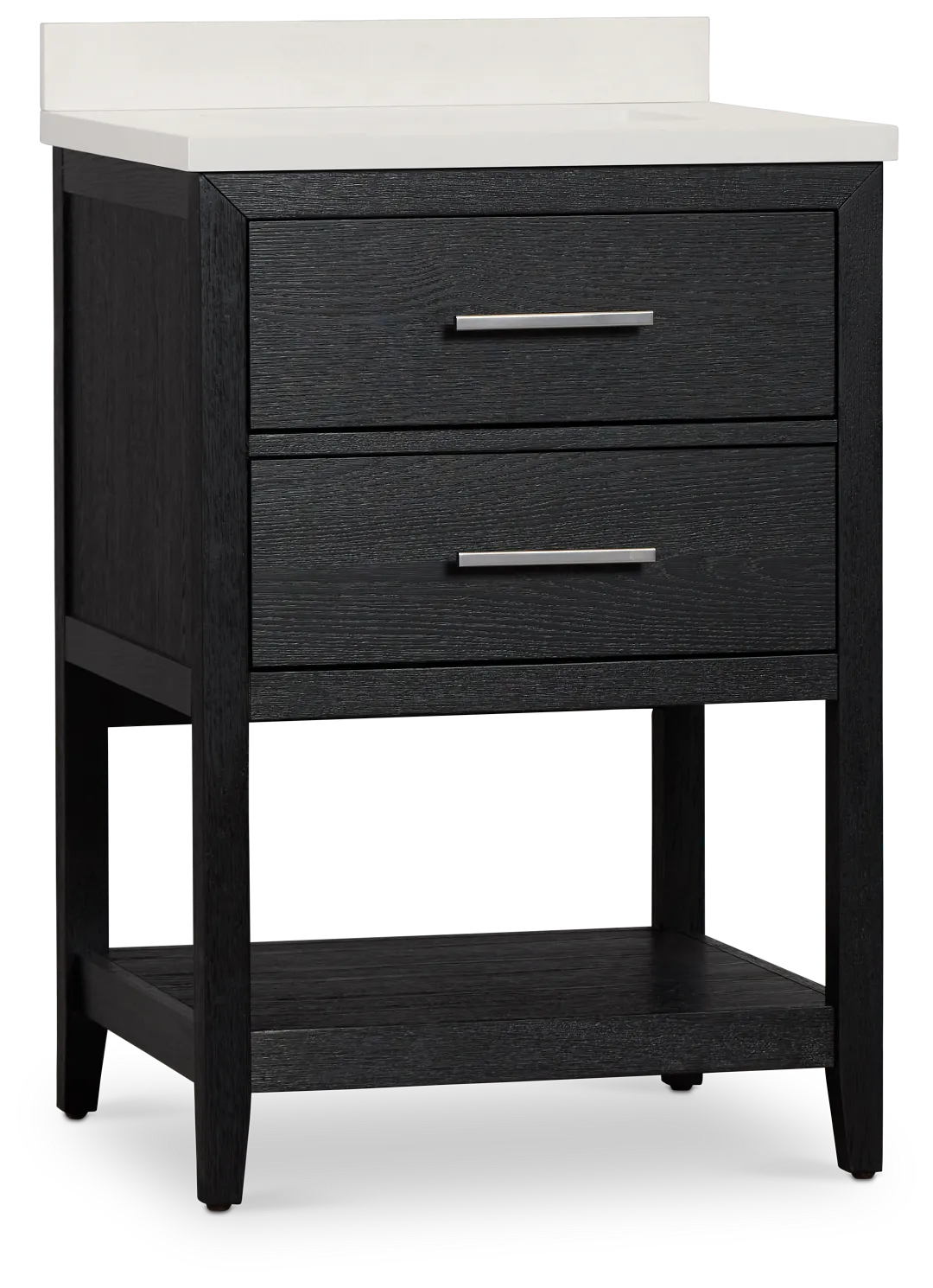 Alden Black 24" Single Bathroom Vanity