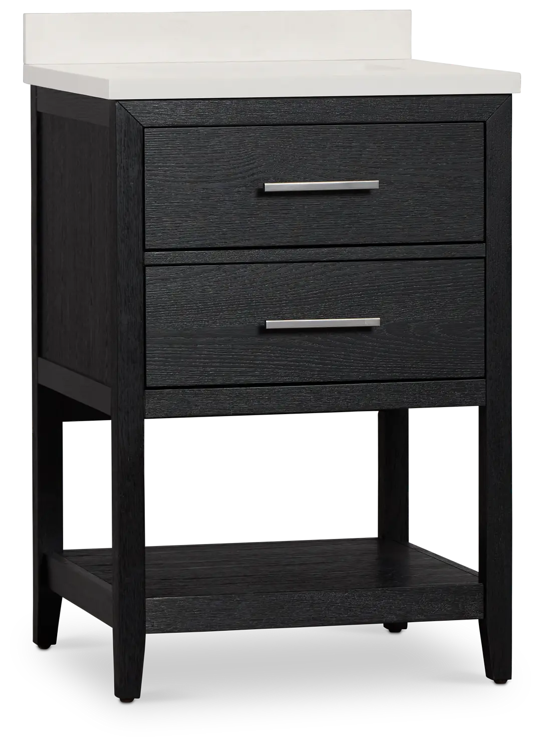 Alden Black 24" Single Bathroom Vanity Alden Black 24" Single Bathroom Vanity