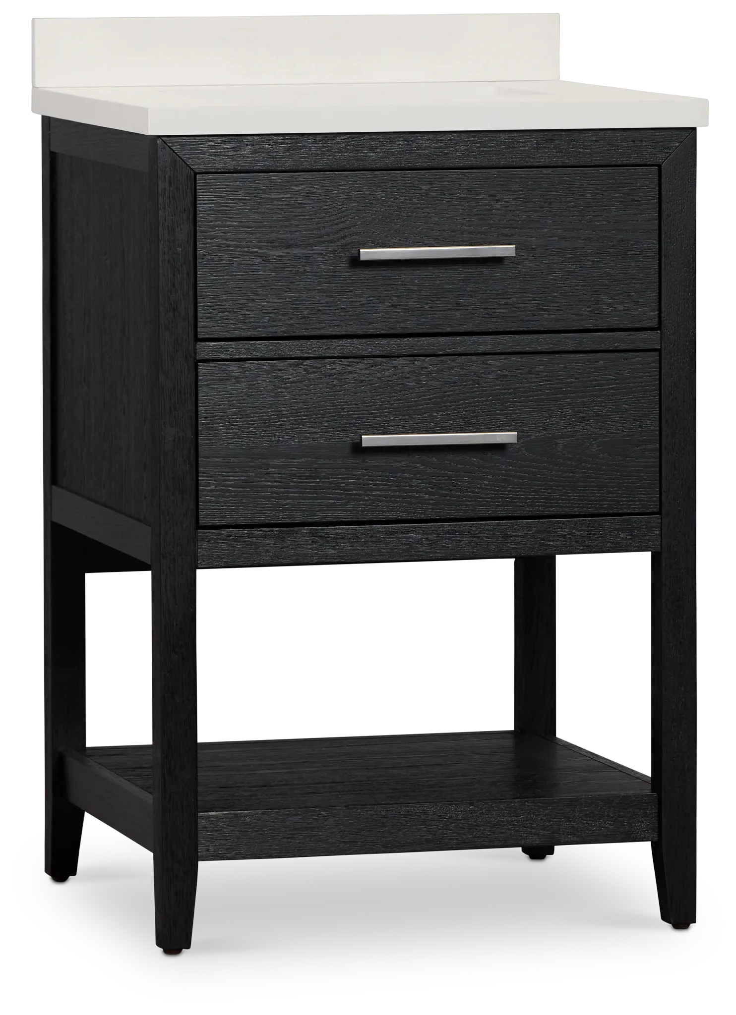 Alden Black 24" Single Bathroom Vanity