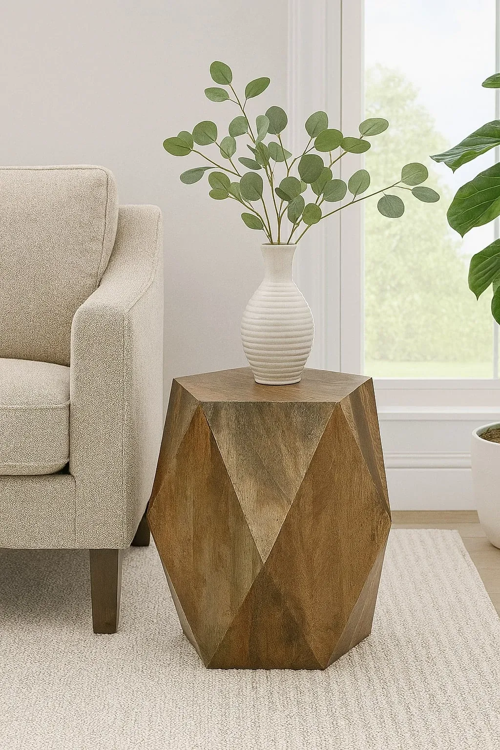 Suri Mid Tone Accent Table