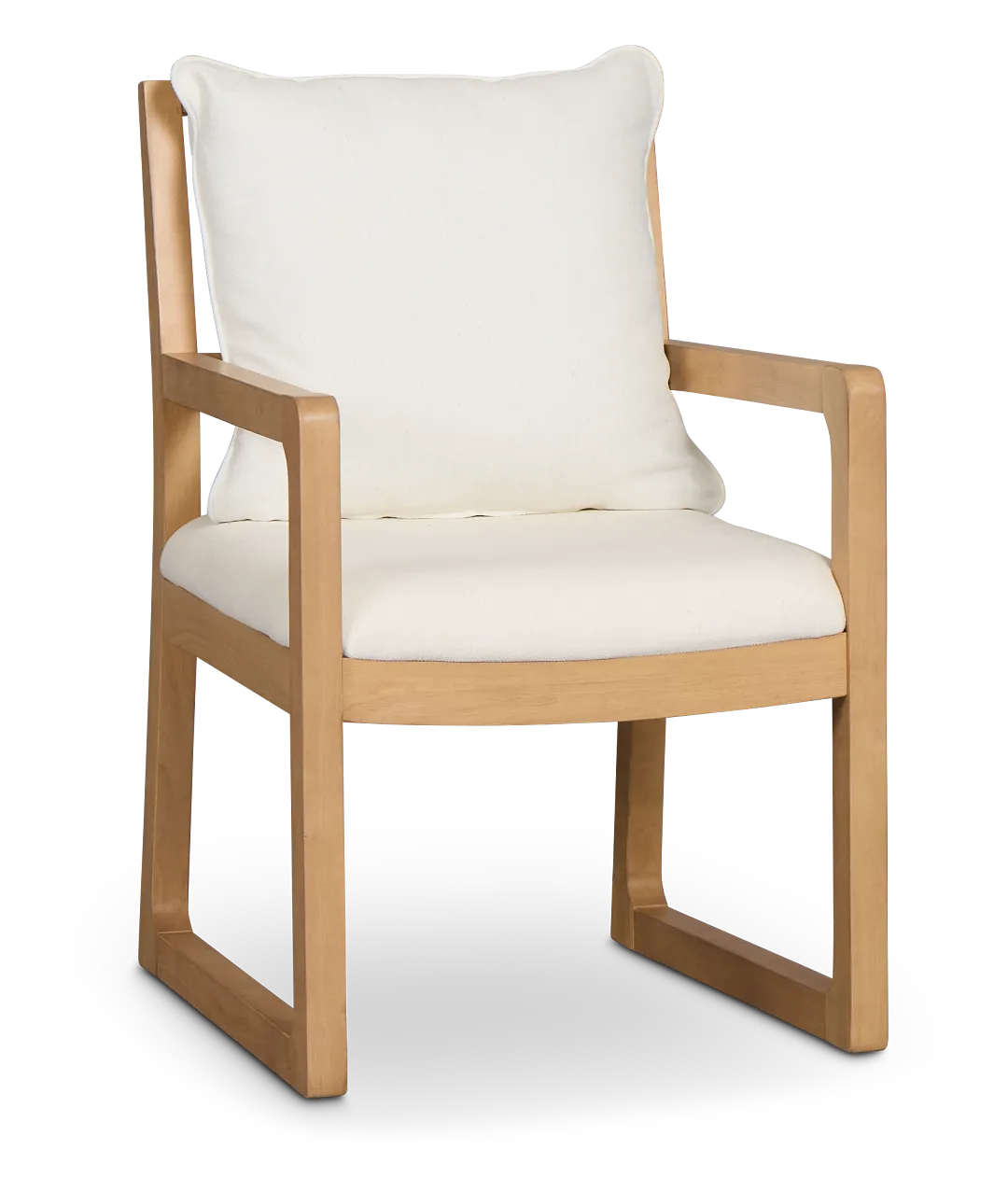 Highland Light Tone Upholstered Arm Chair