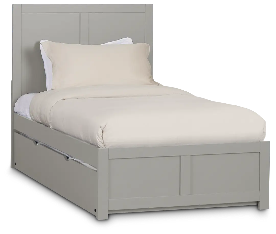 Charleston Gray Panel Trundle Bed Charleston Gray Panel Trundle Bed