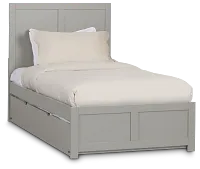 Charleston Gray Panel Trundle Bed