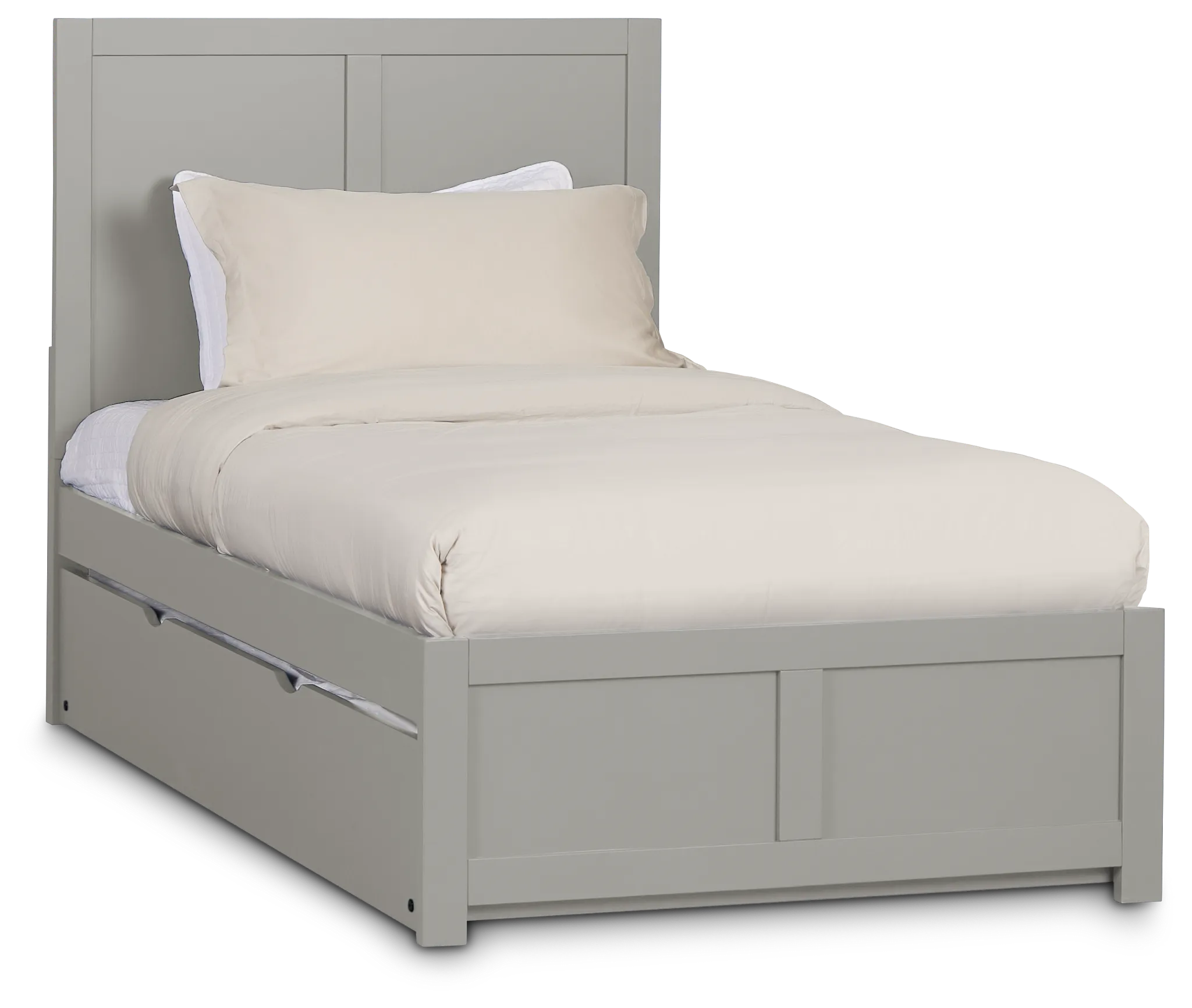 Charleston Gray Panel Trundle Bed