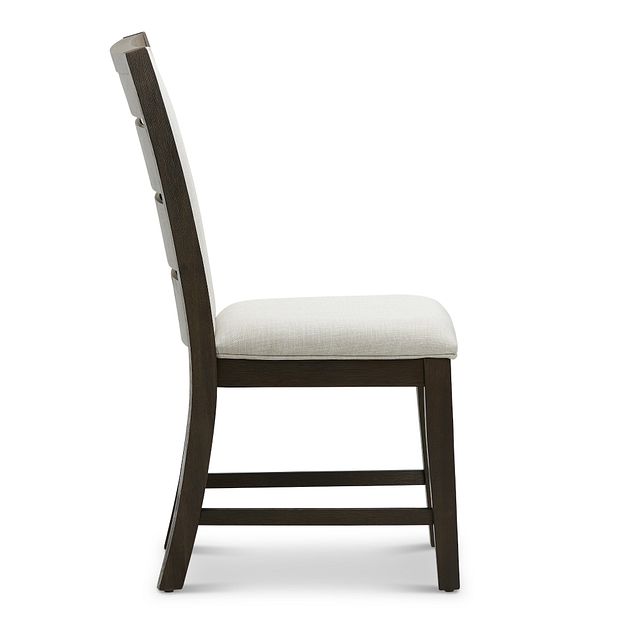 Grady Dark Tone Slat Side Chair