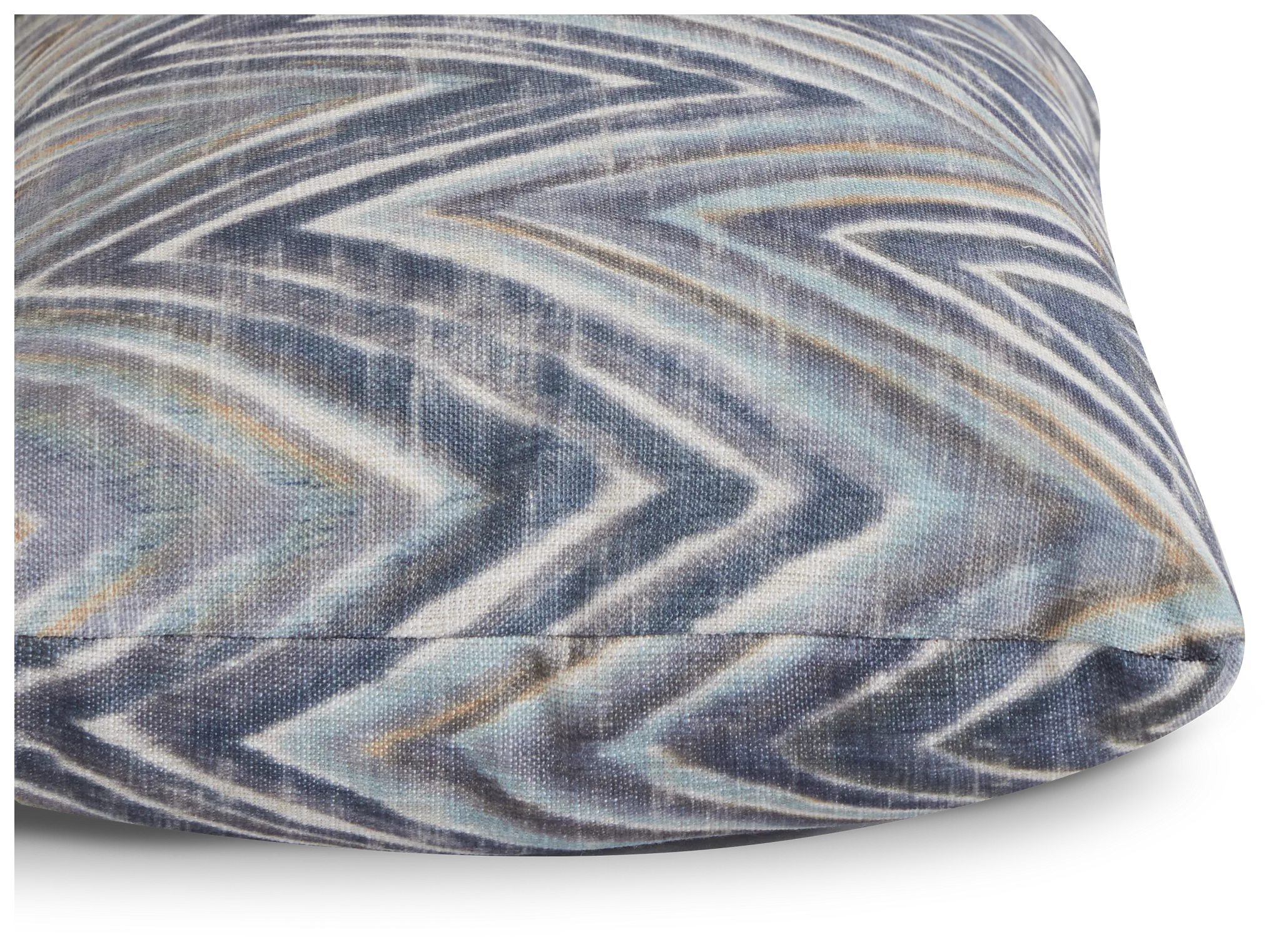 Zezster Gray Fabric Lumbar Accent Pillow