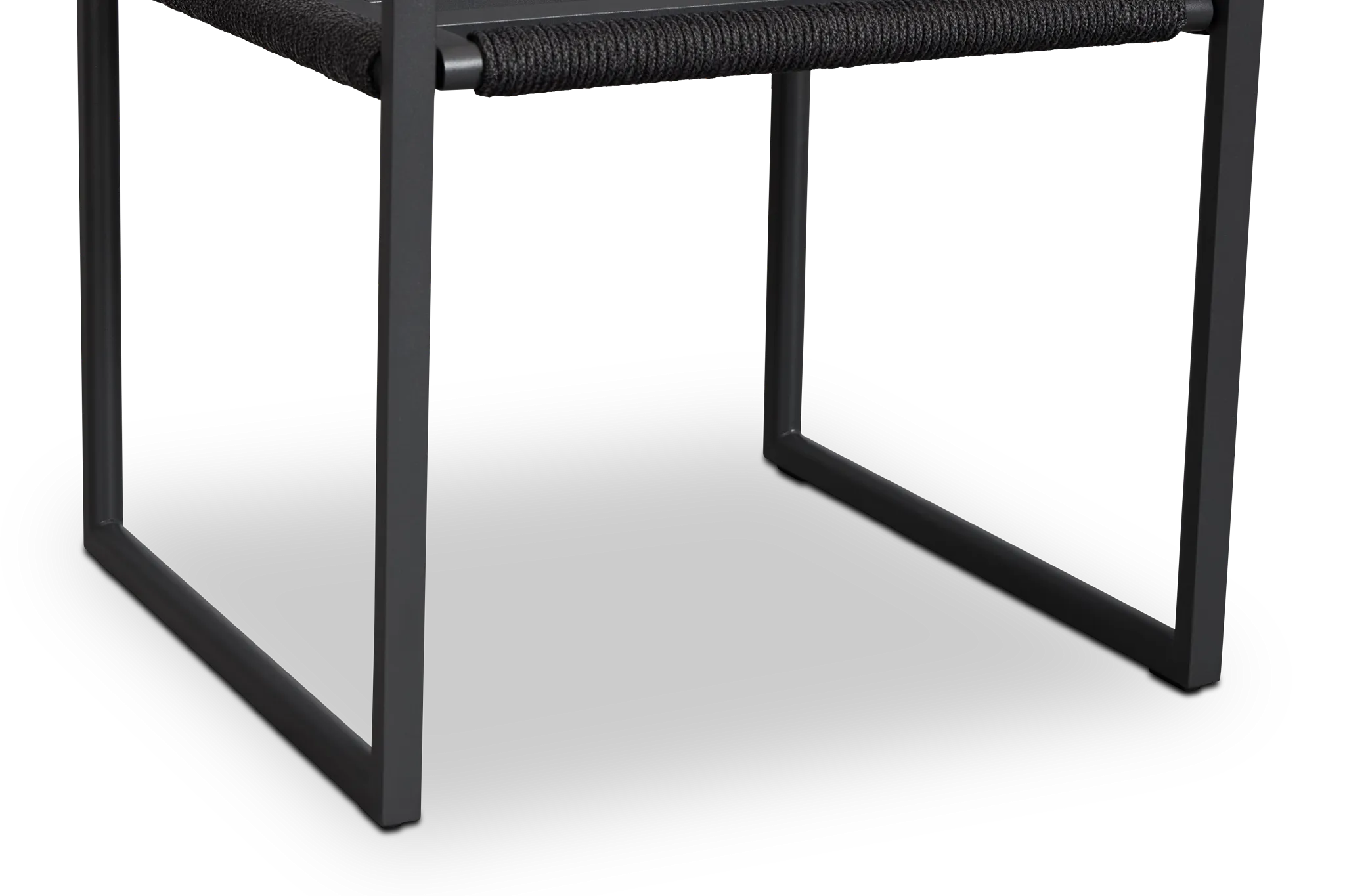 Sunrise Dark Gray Teak Arm Chair Frame
