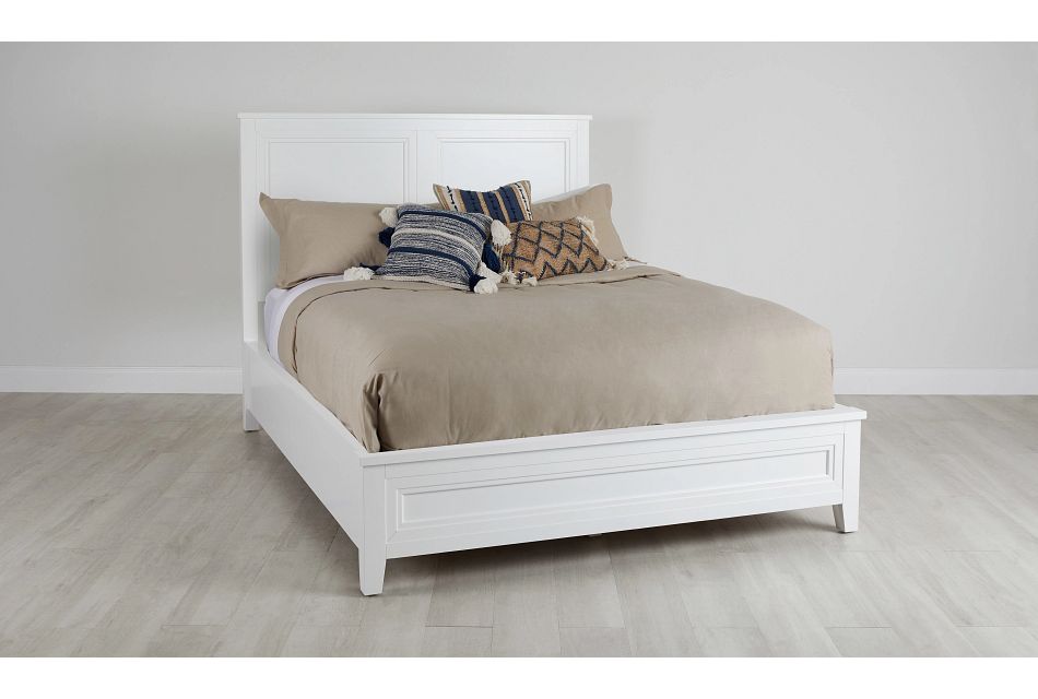 Nantucket White Panel Bed