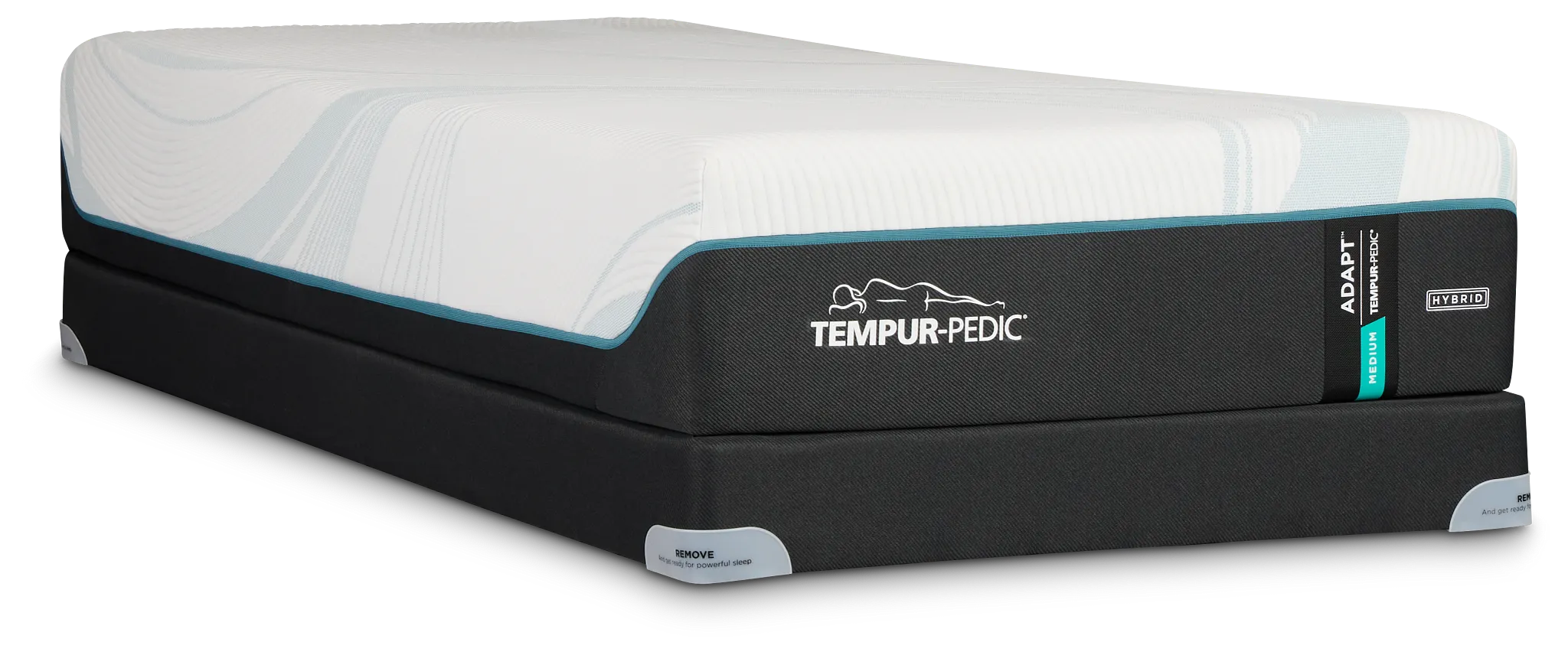 Tempur-pedic Tempur-adapt Medium Hybrid Low-profile Mattress Set