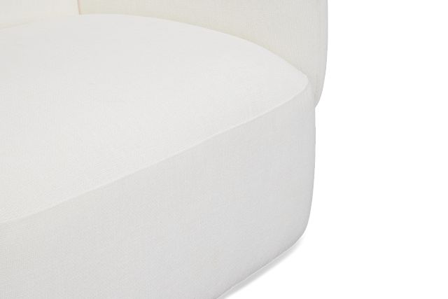 Halsey White Fabric 3-piece Modular Sofa