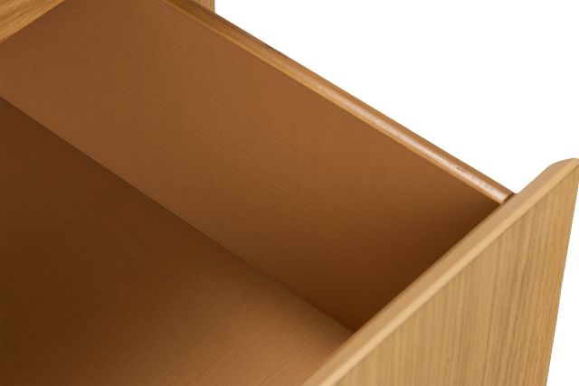 Nomad Light Tone 2-Drawer Nightstand | Modern Style
