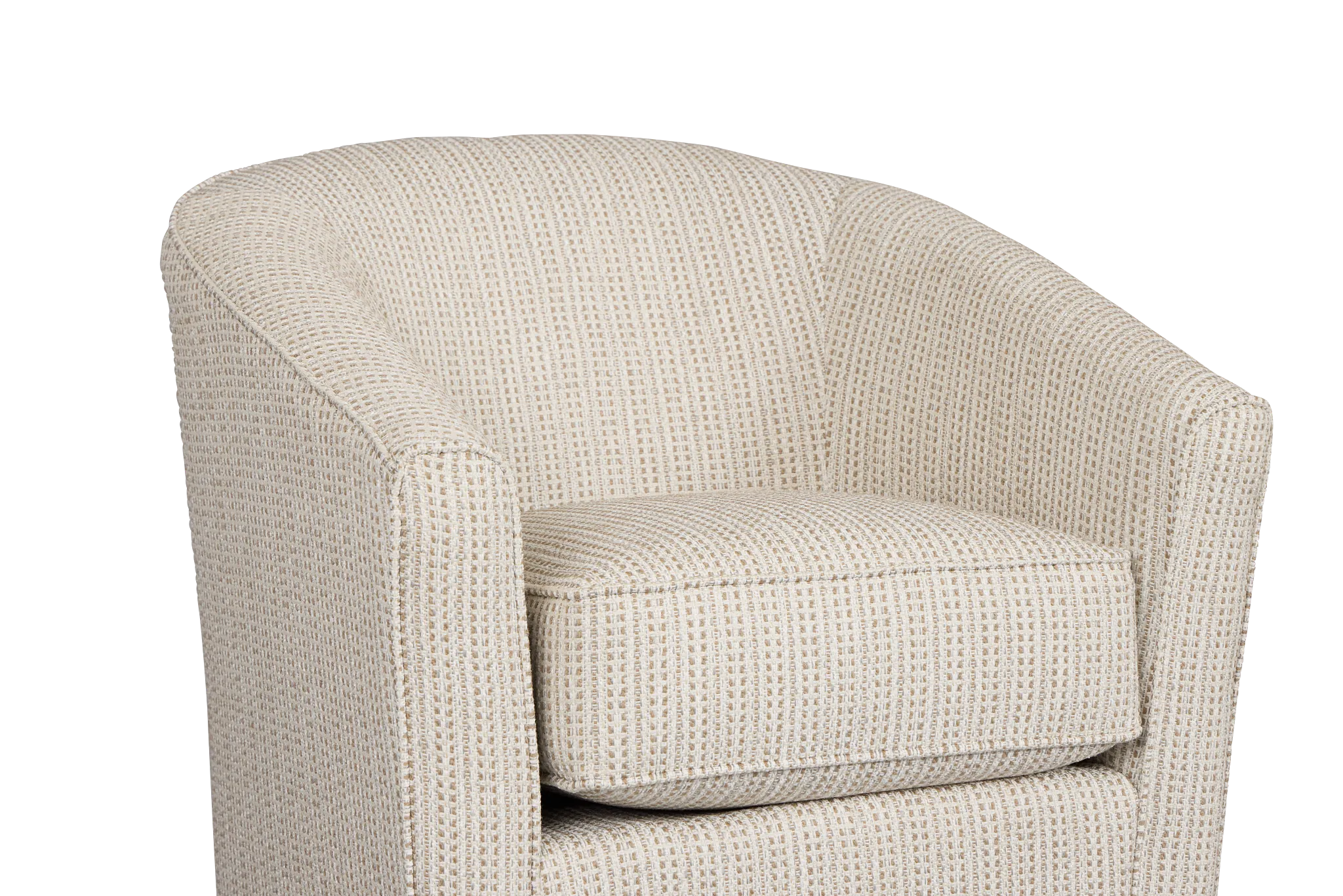 Driftwood Beige Glider Swivel Chair