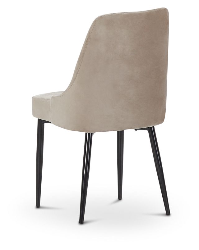 Violet Beige Upholstered Side Chair (4)