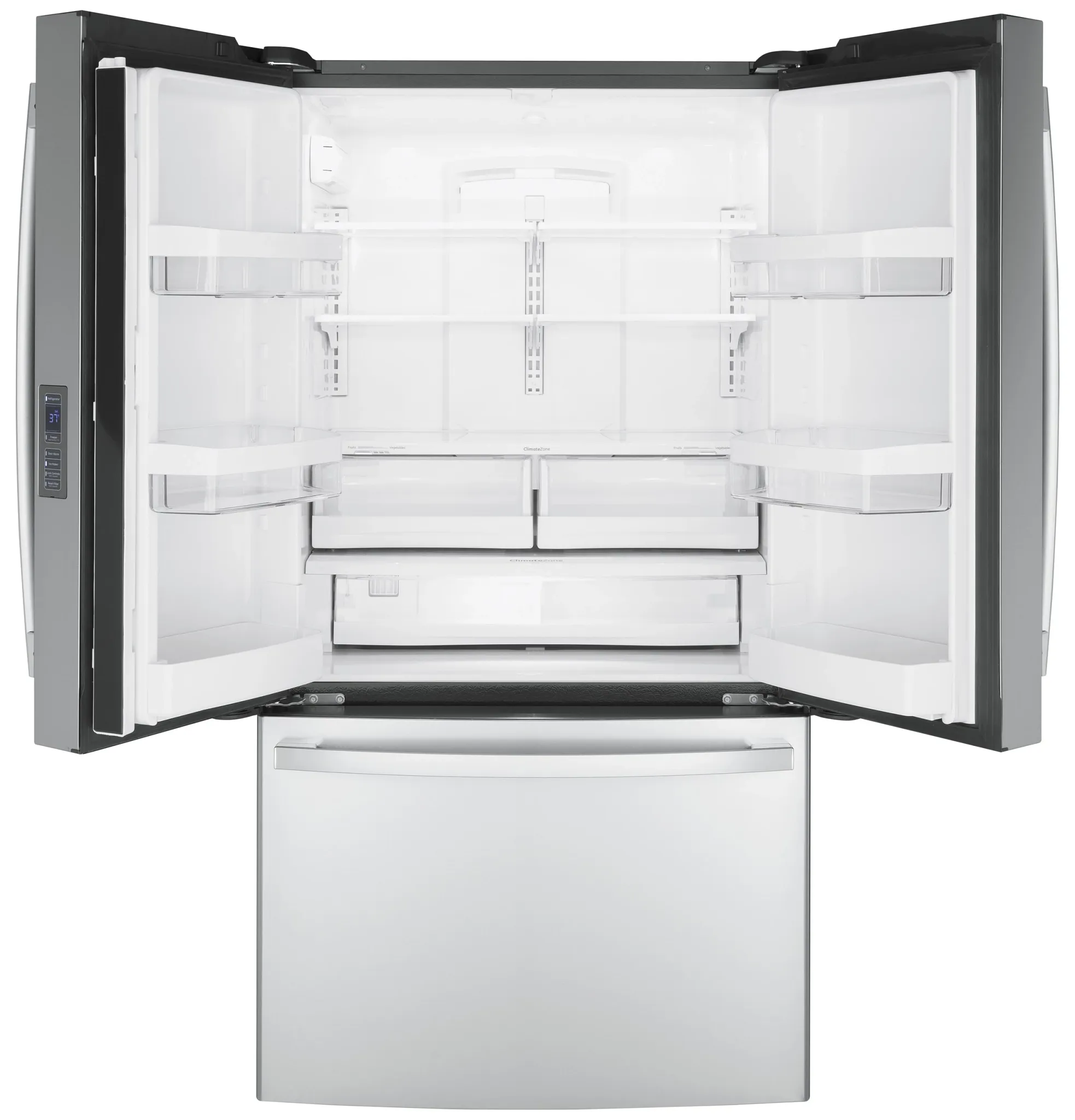 Ge Profile 23 Series Stainless Steel Bottom Freezer Refrigerator
