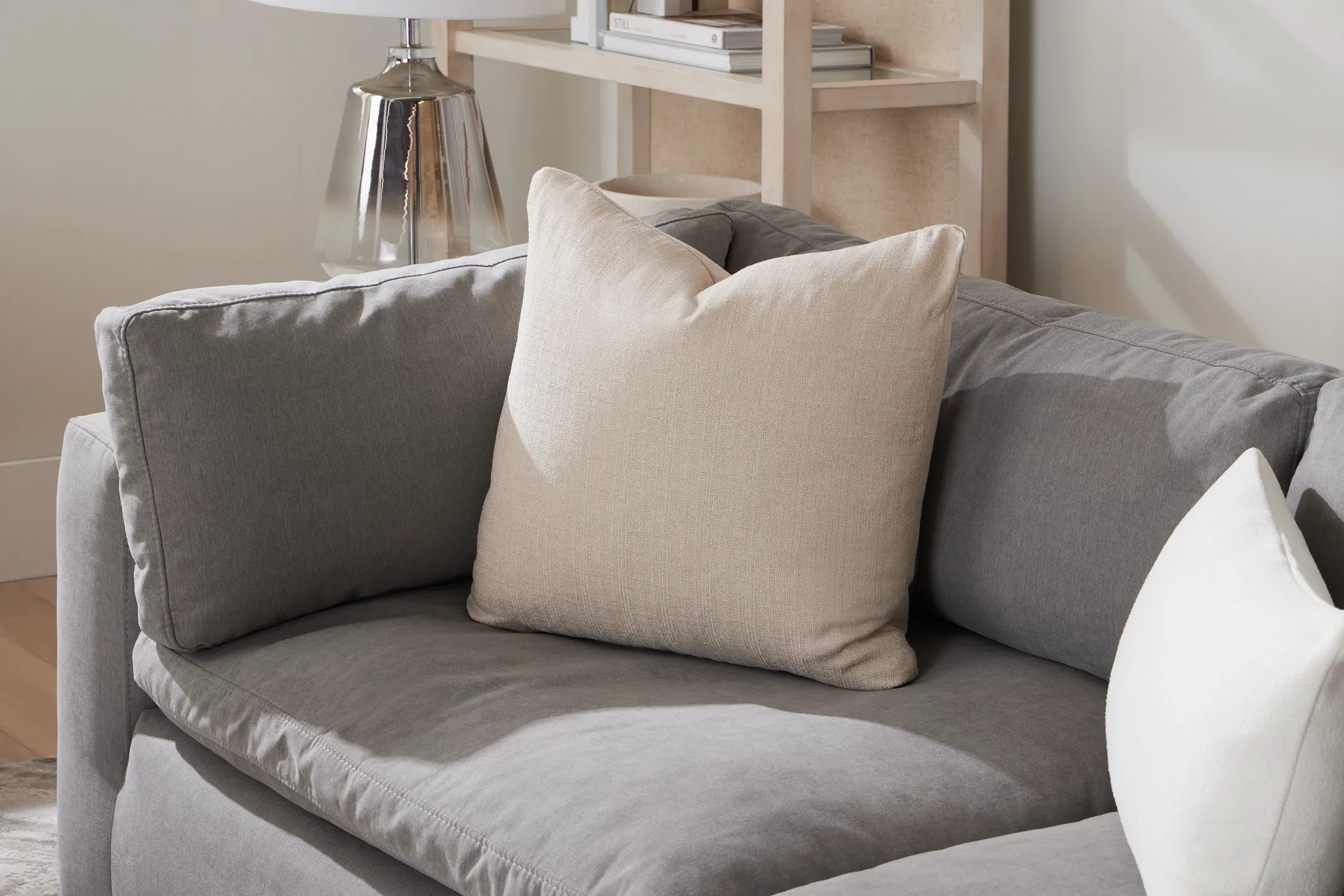 Zeke Beige 24" Accent Pillow