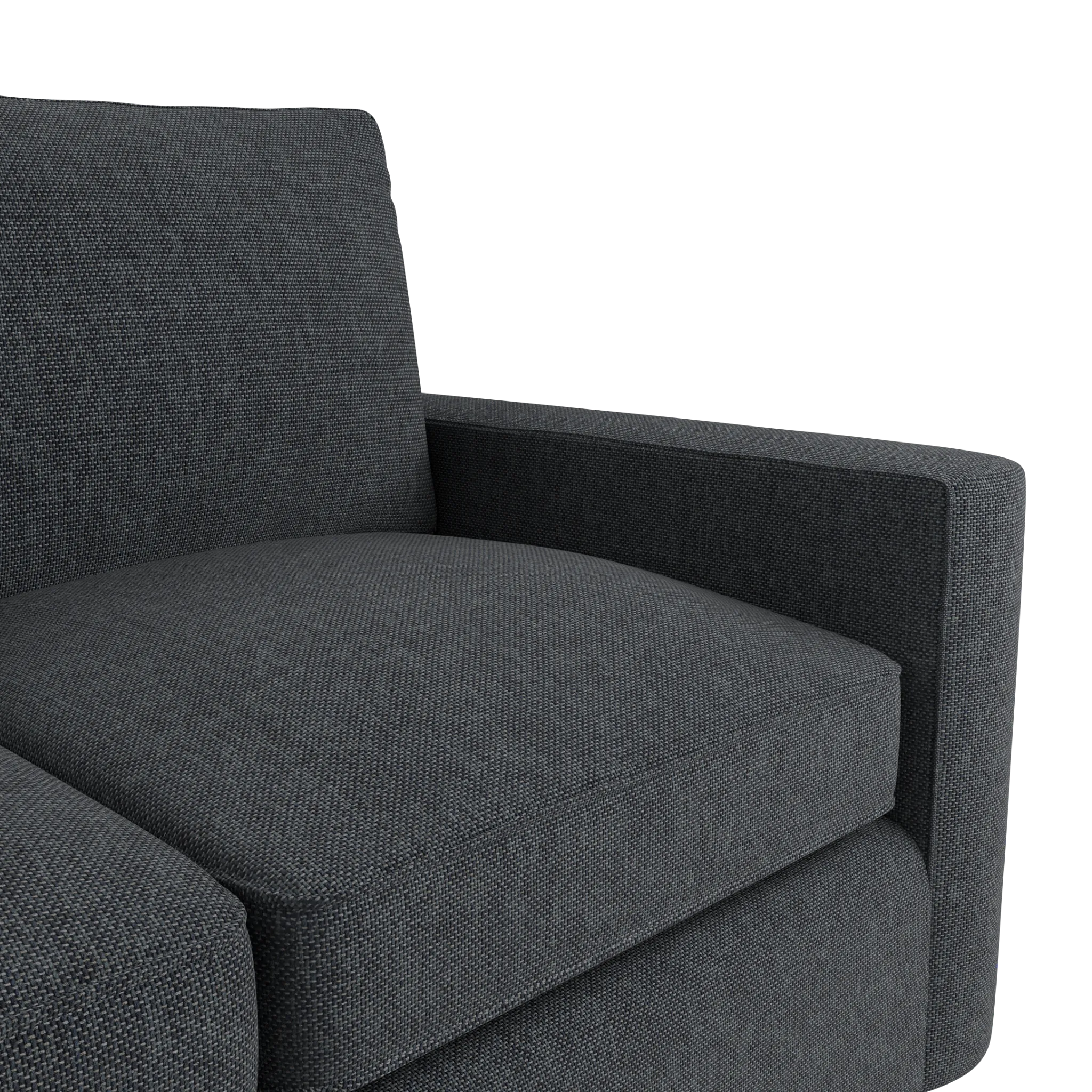 Siesta Elevation Gray Fabric Cooling Memory Foam Sleeper