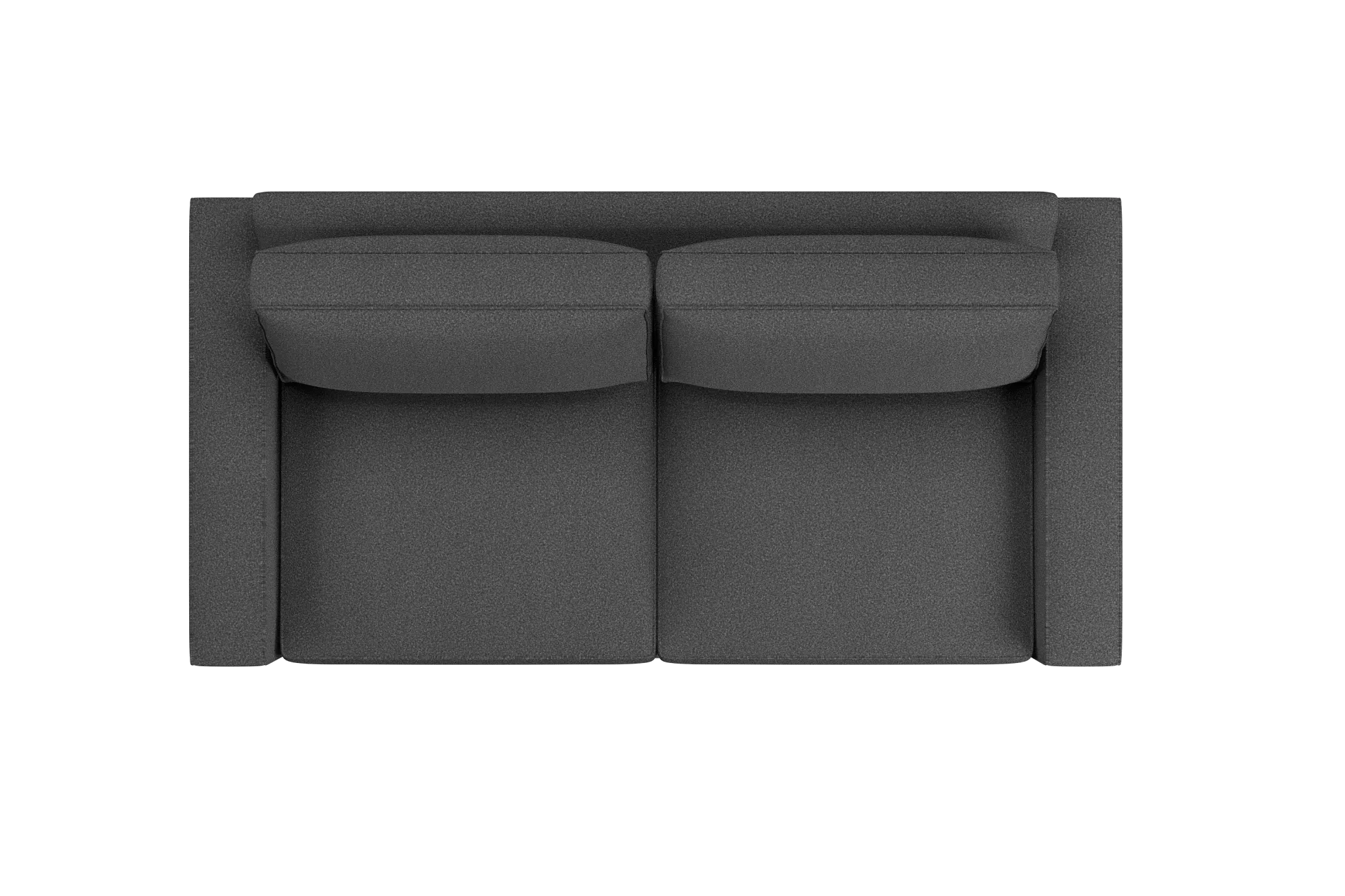 Edgewater Delray Dark Gray 84" Sofa W/ 2 Cushions