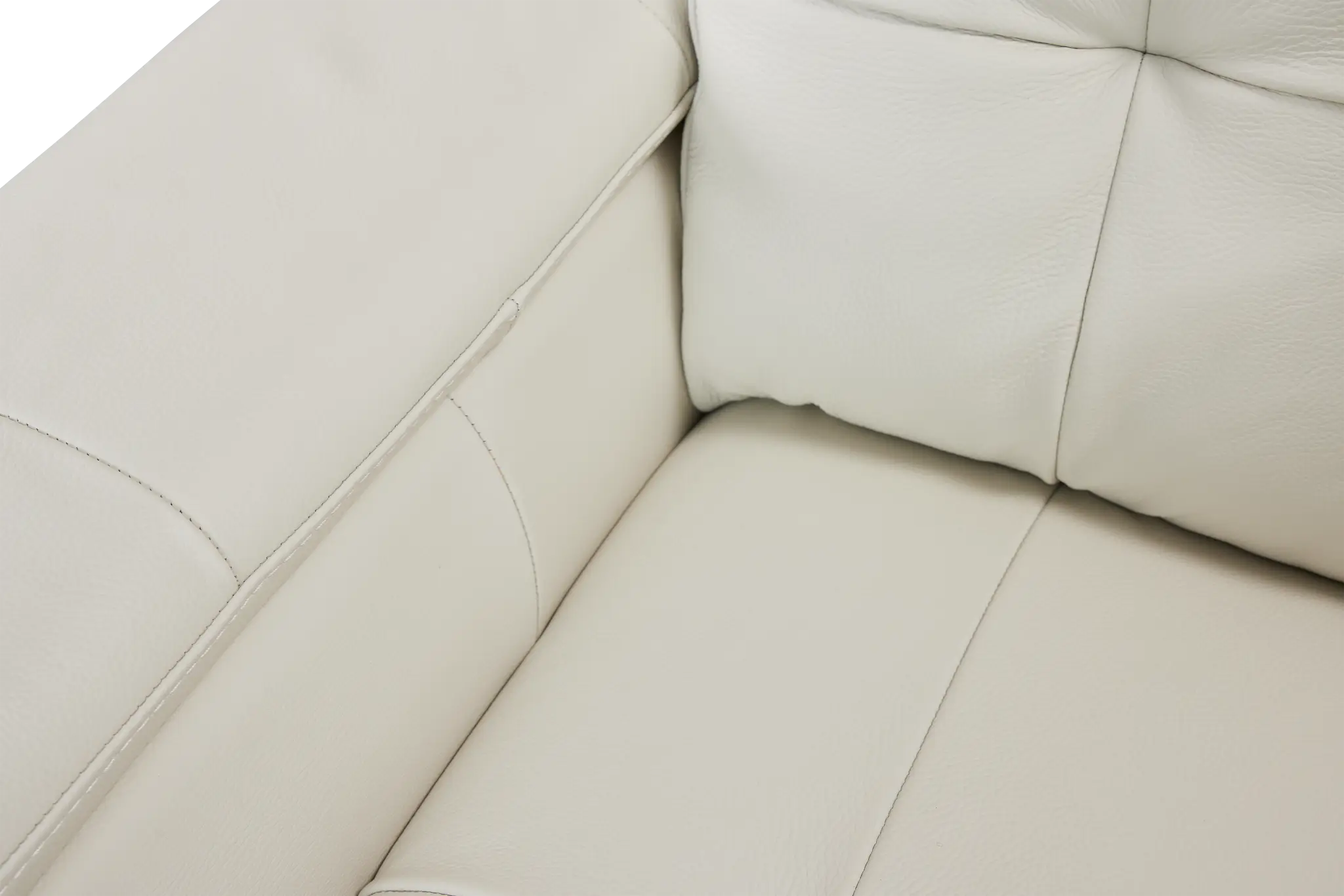 Rowan Light Beige Leather Medium Two-arm Sectional Rowan Light Beige Leather Medium Two-arm Sectional