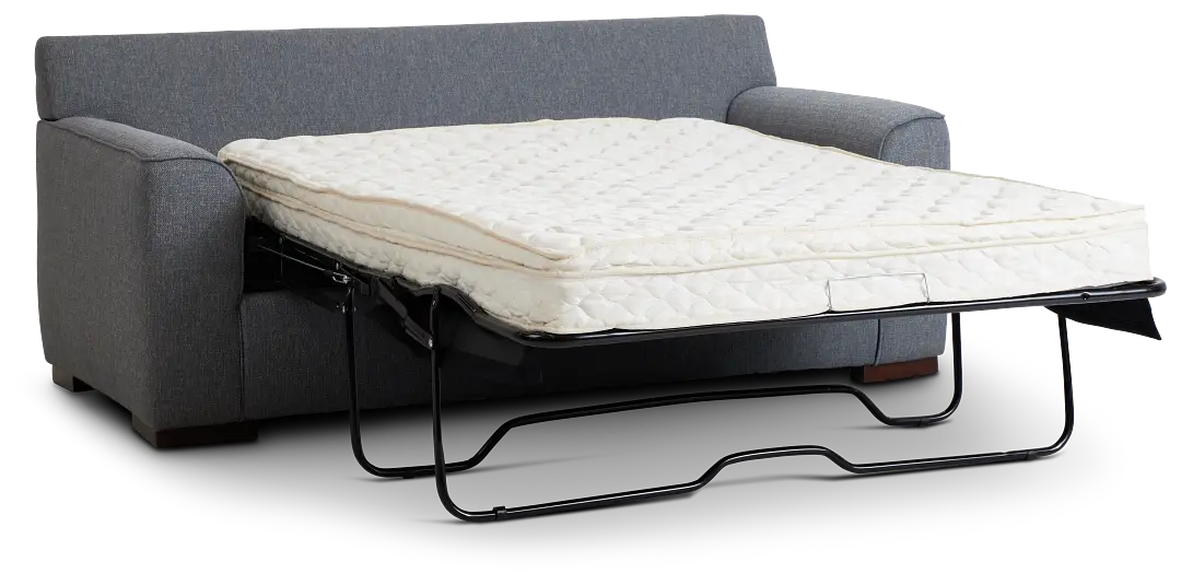 Austin Blue Fabric Innerspring Sleeper Austin Blue Fabric Innerspring Sleeper