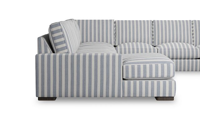 Edgewater Sea Lane Dark Blue Large Left Chaise Sectional