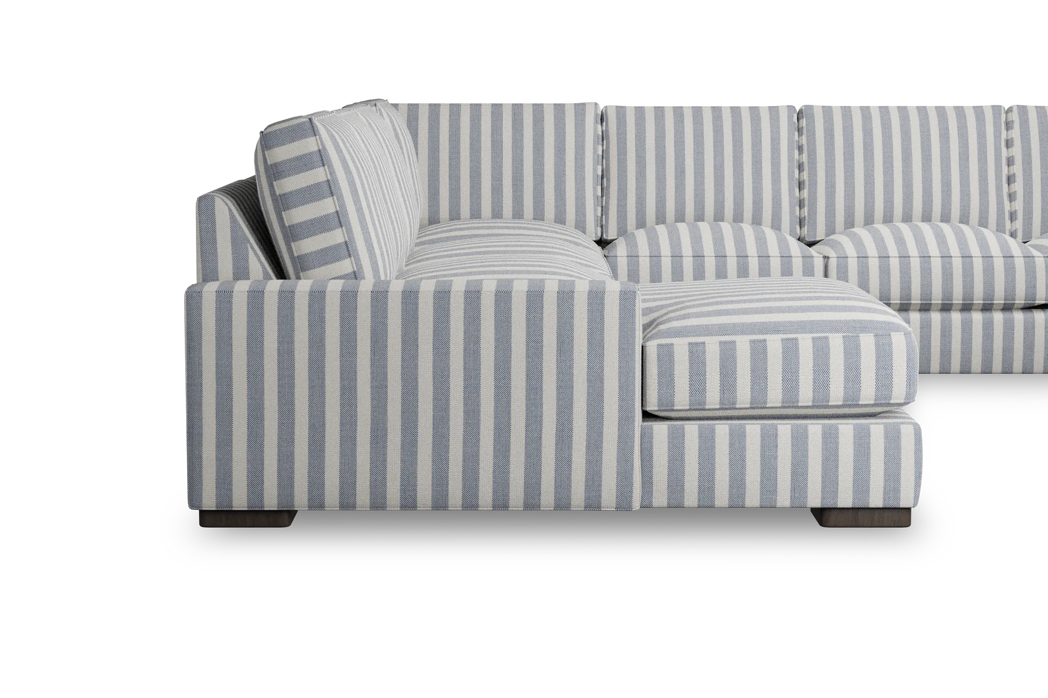 Edgewater Sea Lane Dark Blue Large Left Chaise Sectional