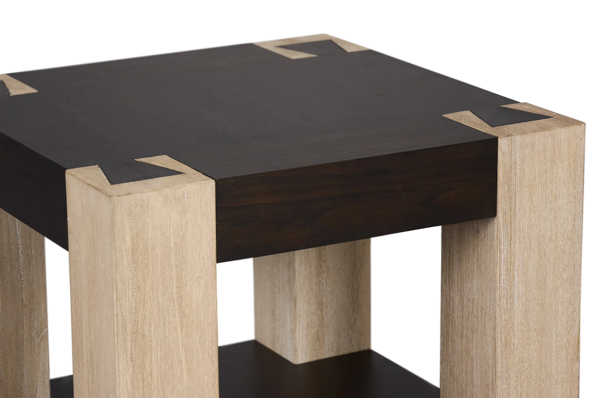 Jacob Two-tone Square End Table