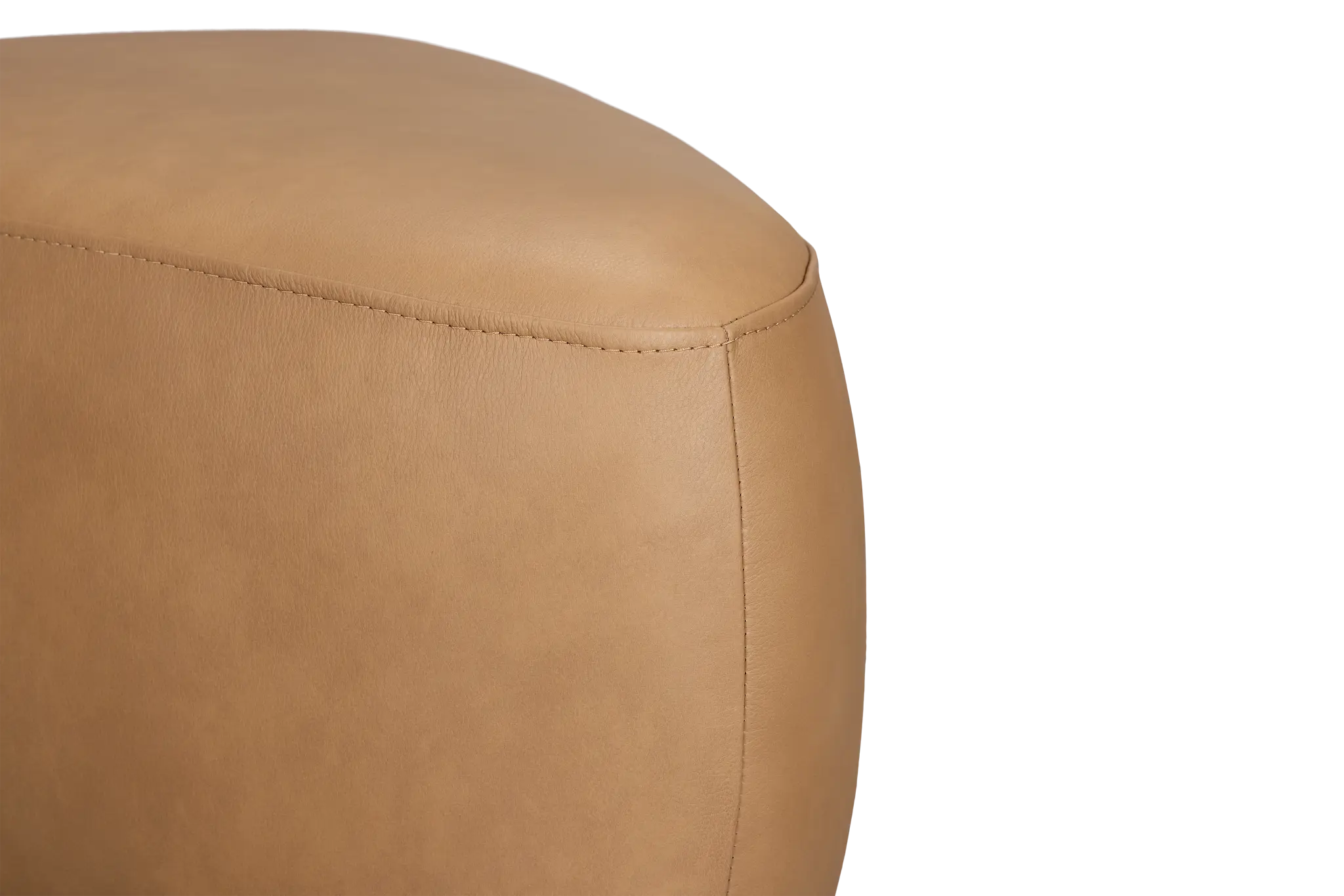 Jovi Brown Leather Small Accent Ottoman Jovi Brown Leather Small Accent Ottoman