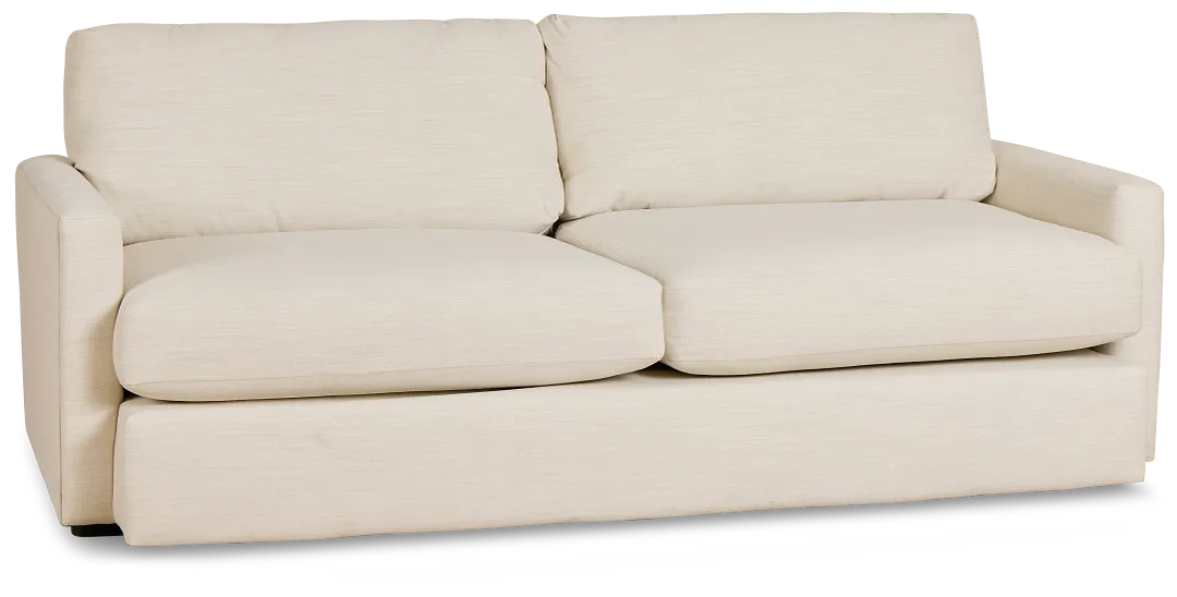 Noah Ivory Fabric Sofa