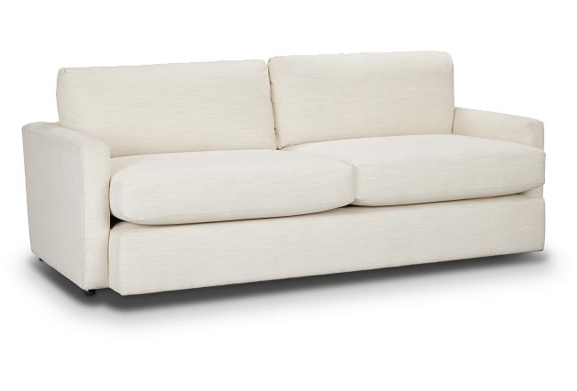 Noah Ivory Fabric Sofa