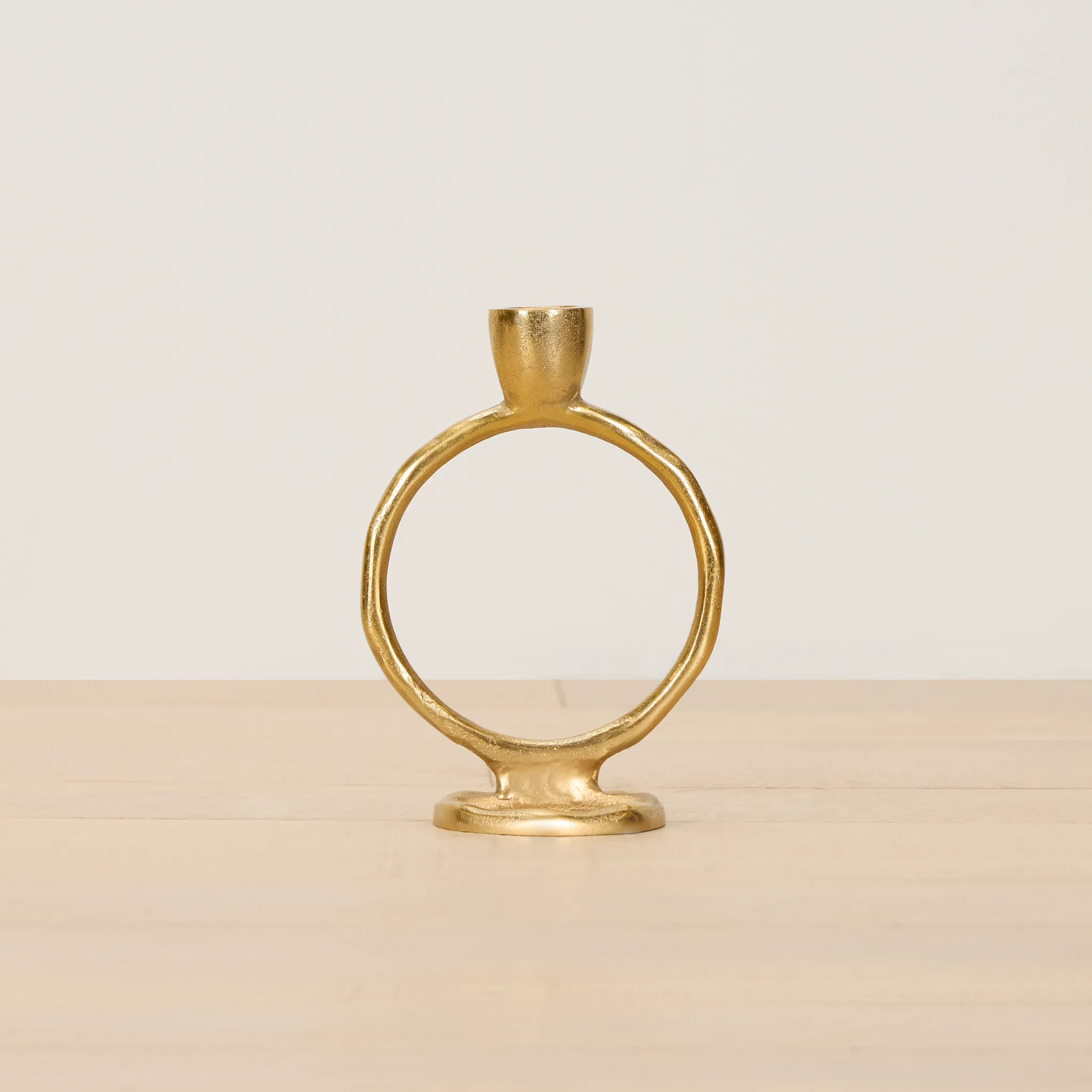 Ringo Gold Small Candle Holder