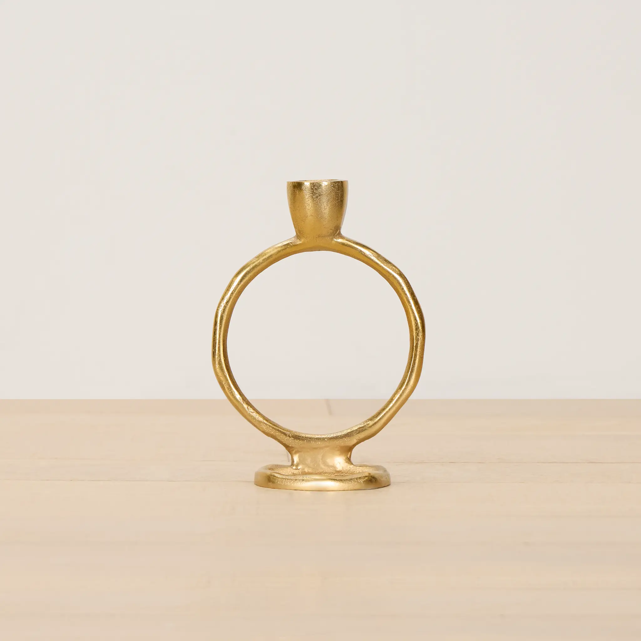 Ringo Gold Small Candle Holder Ringo Gold Small Candle Holder