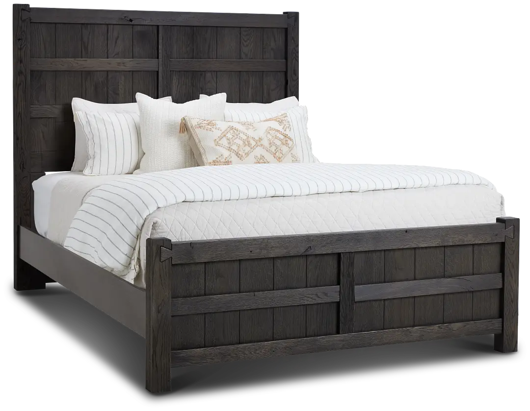 Salt Lake Dark Tone Panel Bed Salt Lake Dark Tone Panel Bed