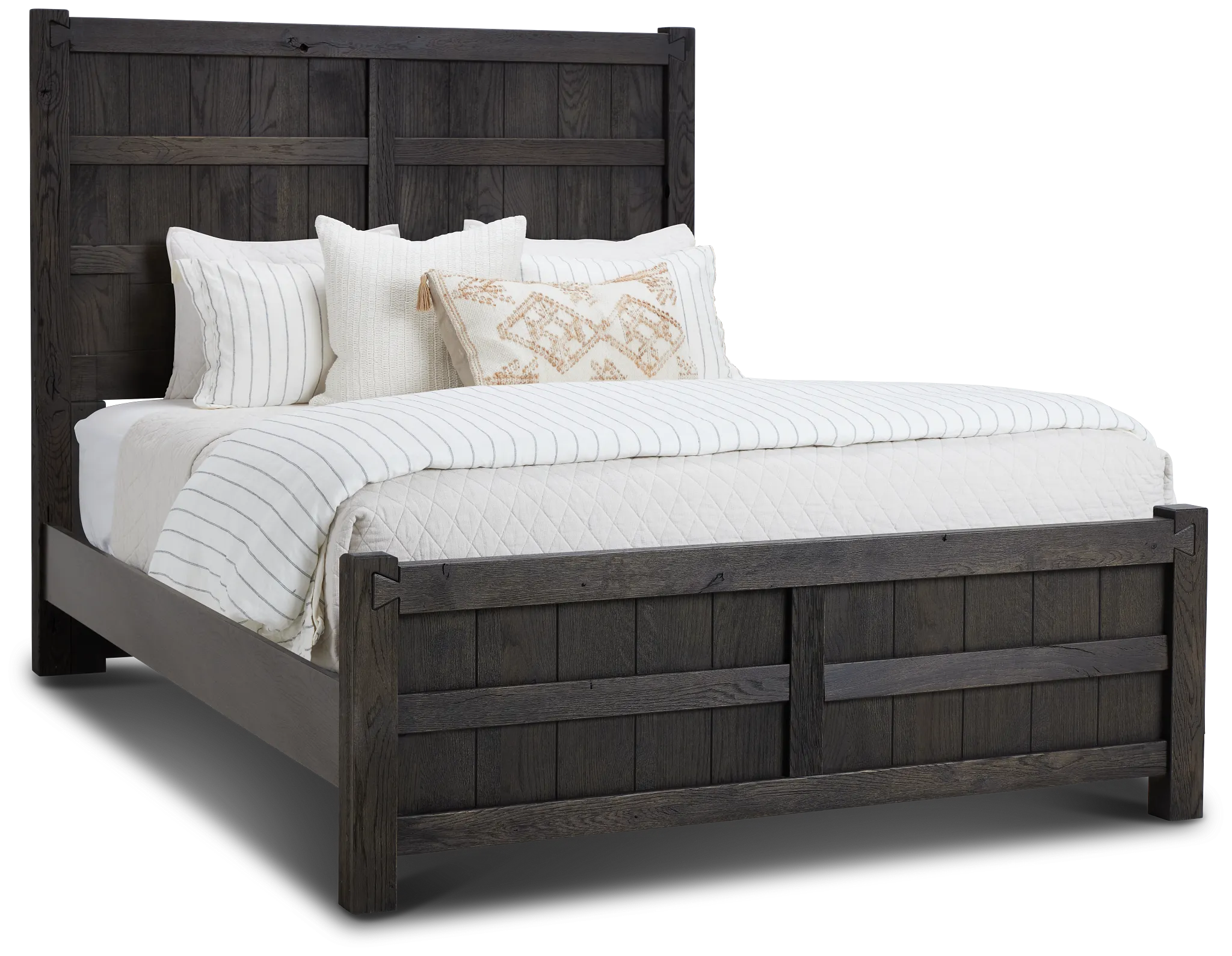 Salt Lake Dark Tone Panel Bed