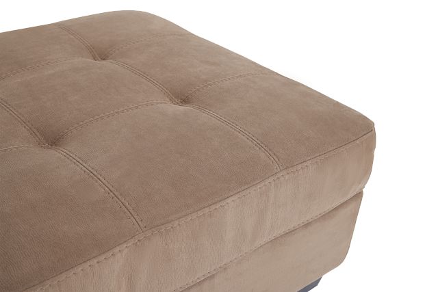 Perry Dark Taupe Micro Cocktail Ottoman