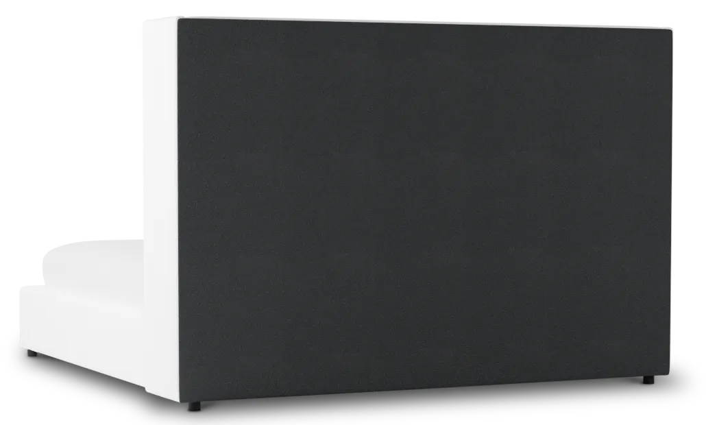 Captiva Peyton White 60" Upholstered Shelter Bed