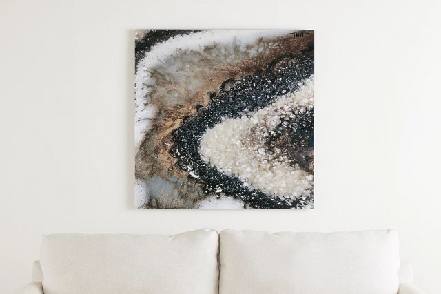 Stone Gold Acrylic Wall Art