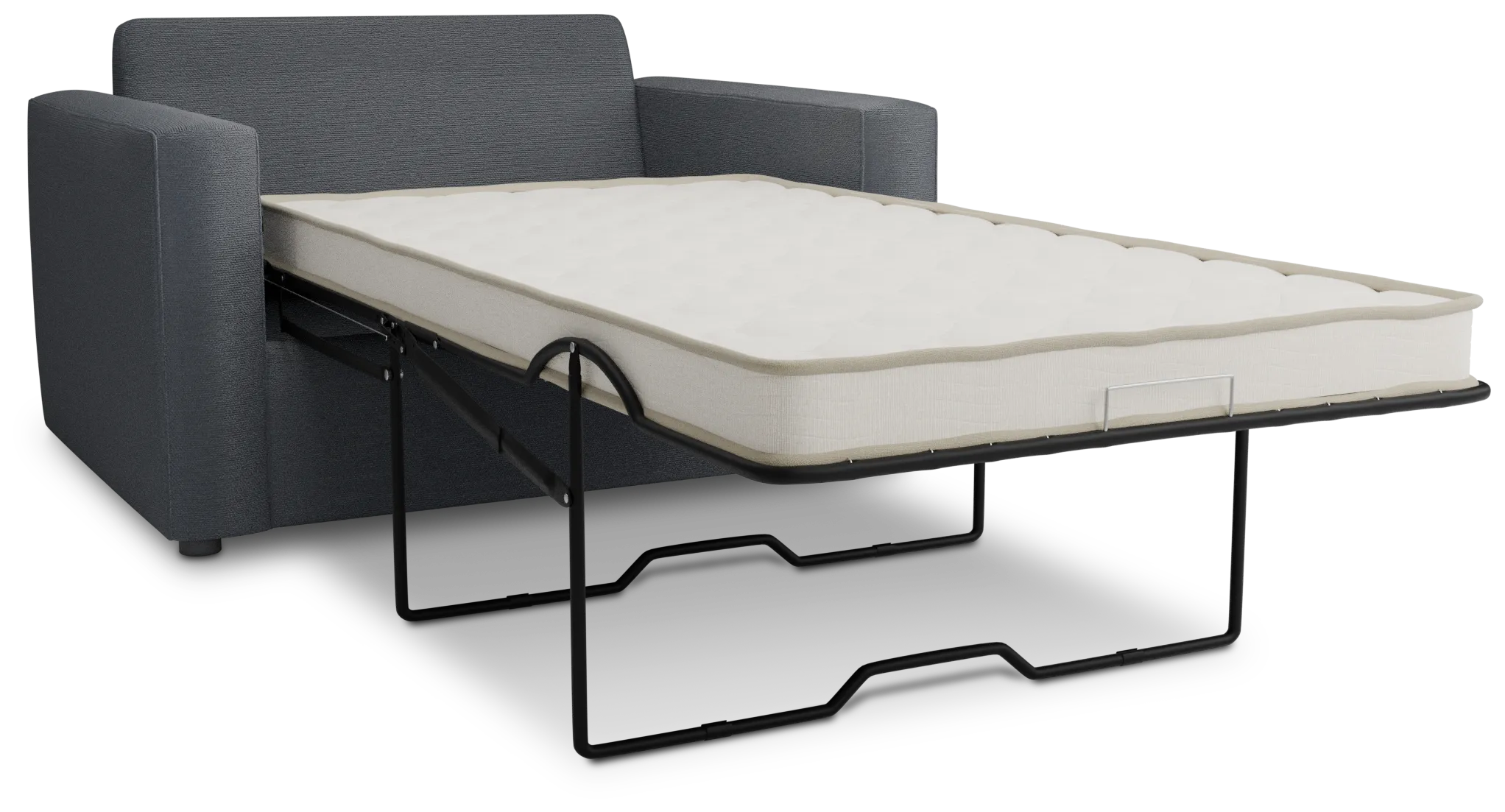 Siesta Peyton Dark Blue Fabric Innerspring Sleeper